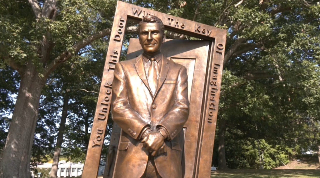 Rod Serling statue stands tall at Rec Park