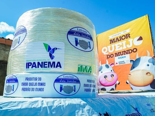 Maior queijo do mundo será apresentado em evento em Minas Gerais