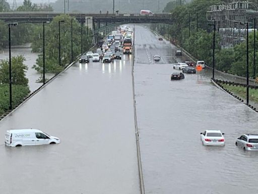 Widespread flooding across Toronto; DVP closed; City under rainfall warning