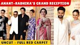 Anant & Radhika's Reception UNCUT | Jackky-Rakul, Tiger-Jackie | Red Carpet Highlights