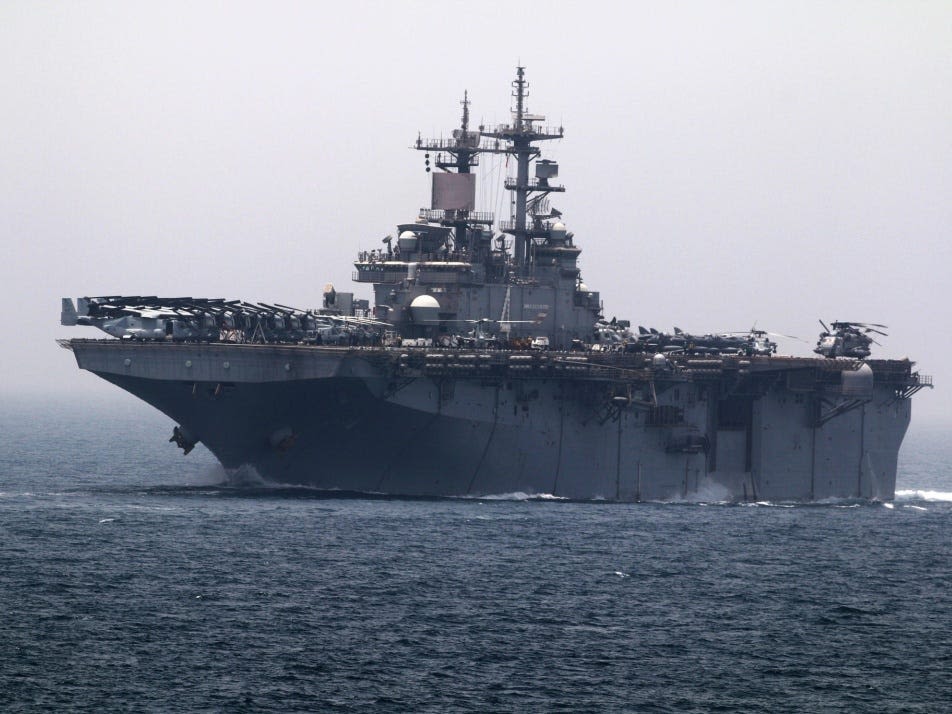 Amphibious assault ship USS Boxer is out of action, and it's a problem, top Marine Corps general says