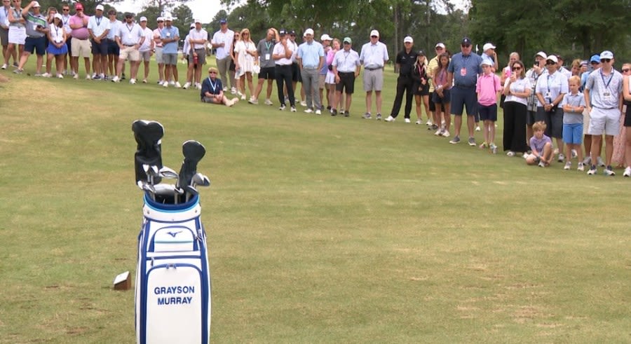 Family, friends and golfers honor Raleigh’s Grayson Murray at UNC Health Championship