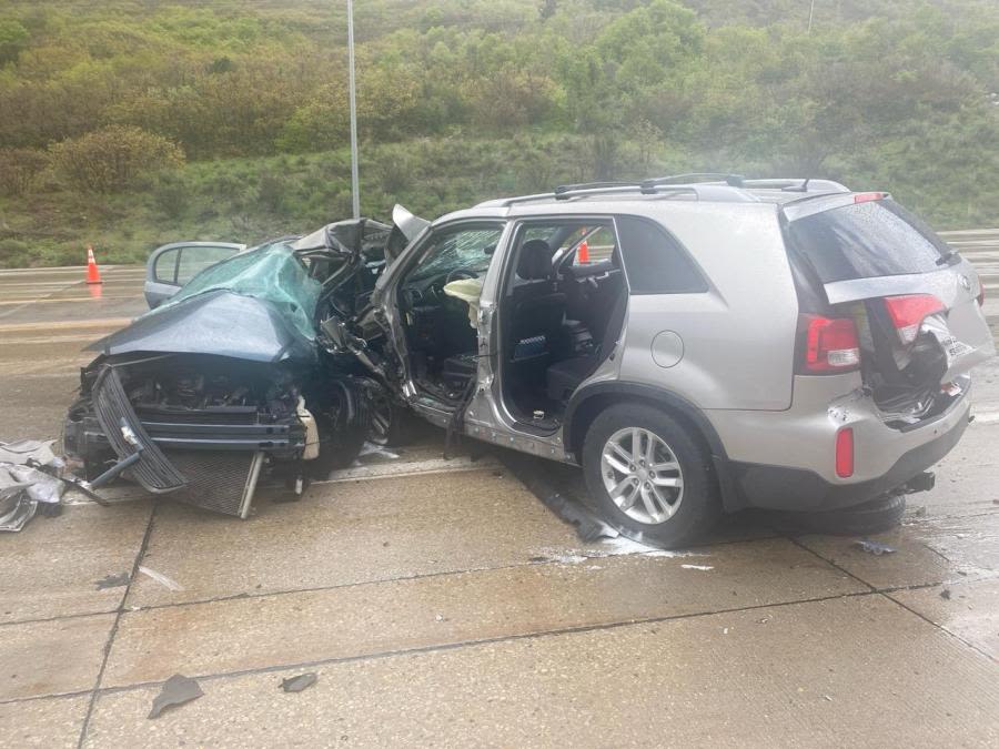 Man dies after car spins out in rain down Provo Canyon