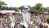 Electric Forest campers arrive in droves amid heat wave as VIPs cool off at pool party