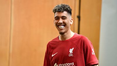 Robert Firmino sends football world into meltdown after posing in a Premier League kit - that isn't Liverpool's