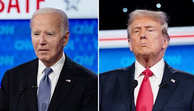 Initial postdebate polls show Biden losing ground to Trump