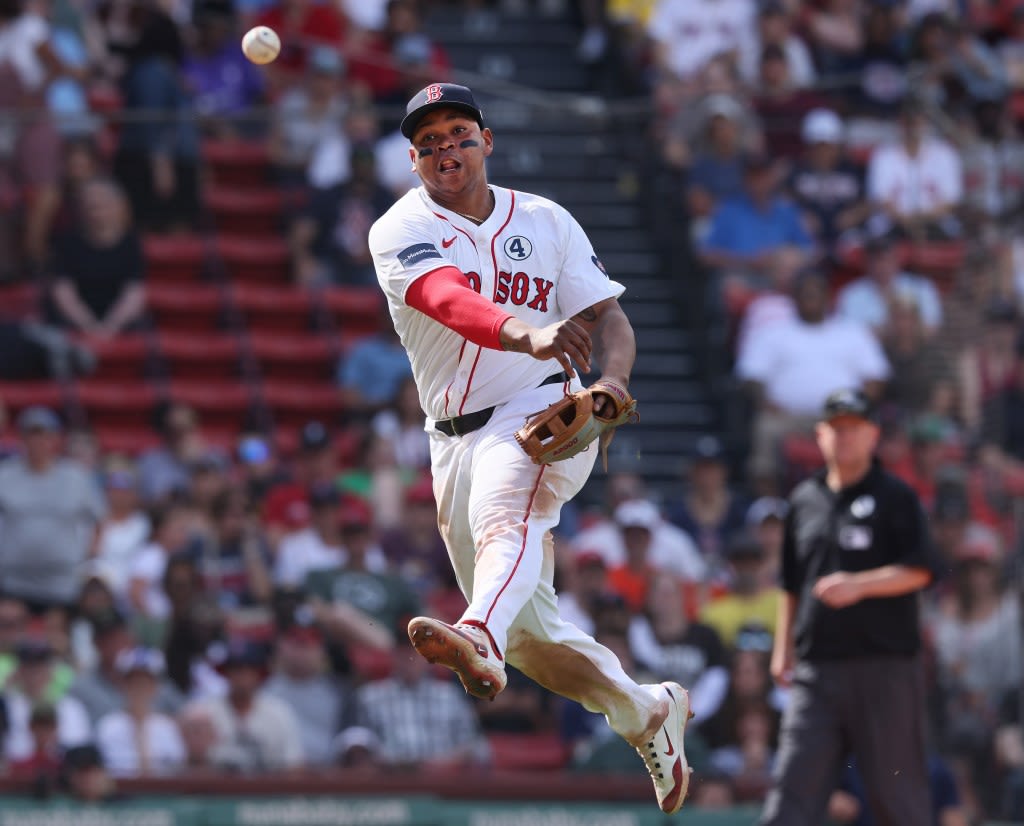 Rafael Devers’ big day not enough as Red Sox lose to Tigers 8-4 in 10 innings