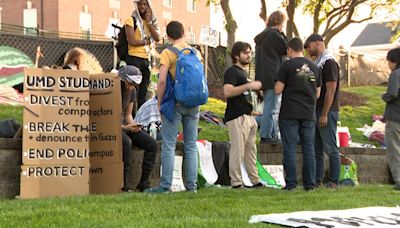 Students at George Washington University, Georgetown set up encampment in solidarity with Gaza