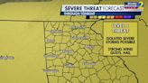 Metro Atlanta, north Georgia under Level 1 threat for severe storms