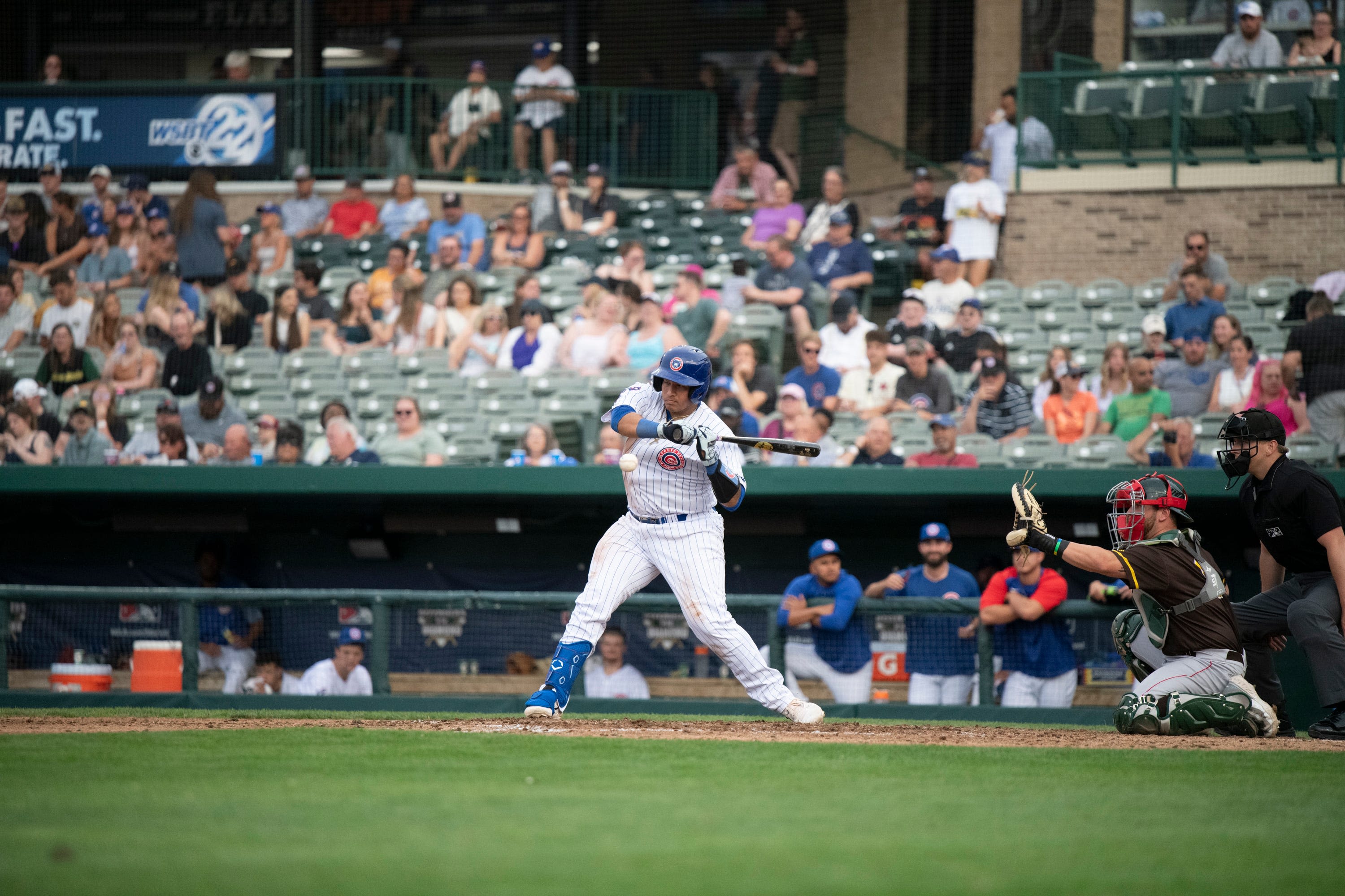 The Chicago Cubs have a problem at catcher. Iowa's Moises Ballesteros could be the answer