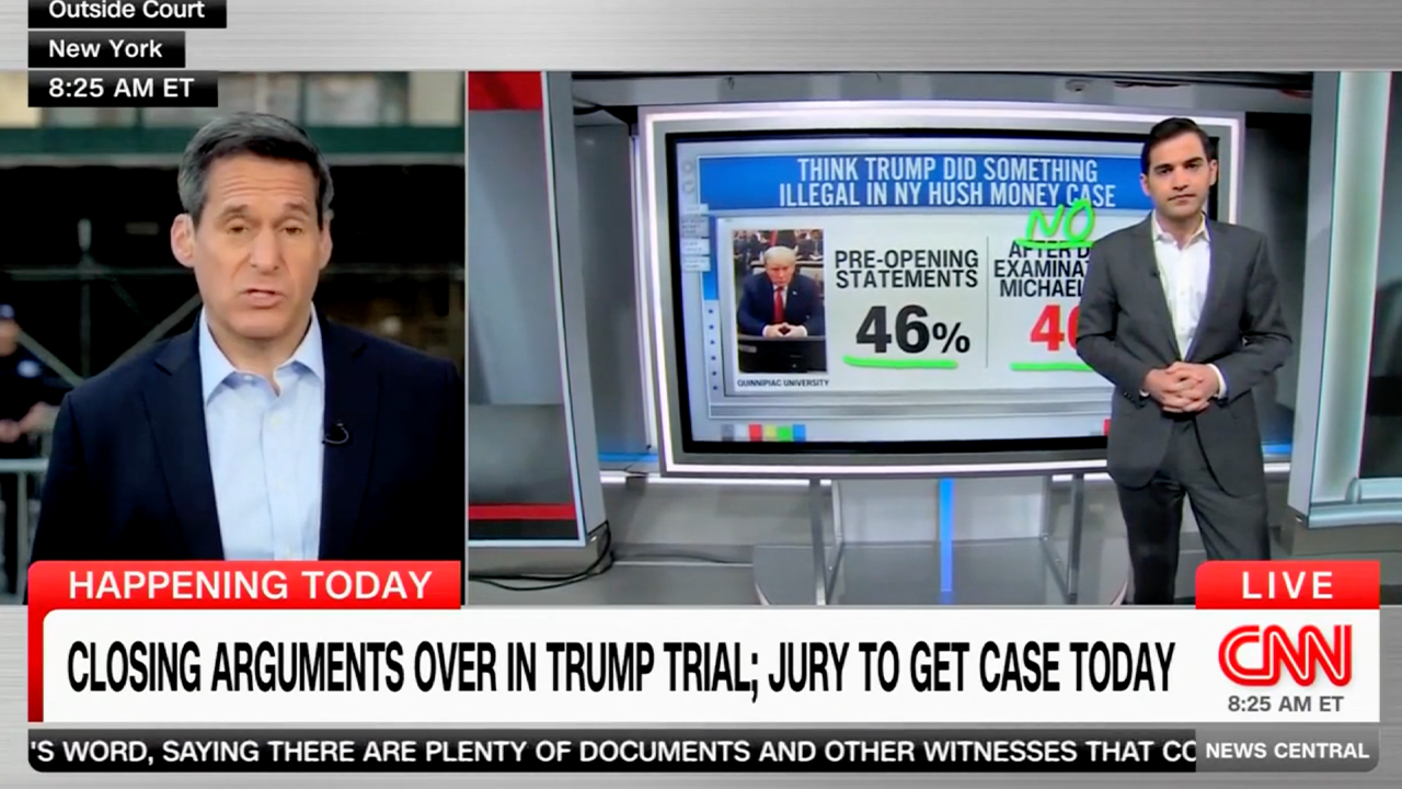 CNN data guru reveals public opinion on Trump hasn’t changed due to NY trial: ‘Don’t really care that much’