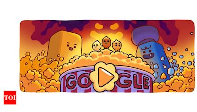 Google Doodle celebrates classic popcorn with an fun and interactive game: Here’s how to play it - Times of India