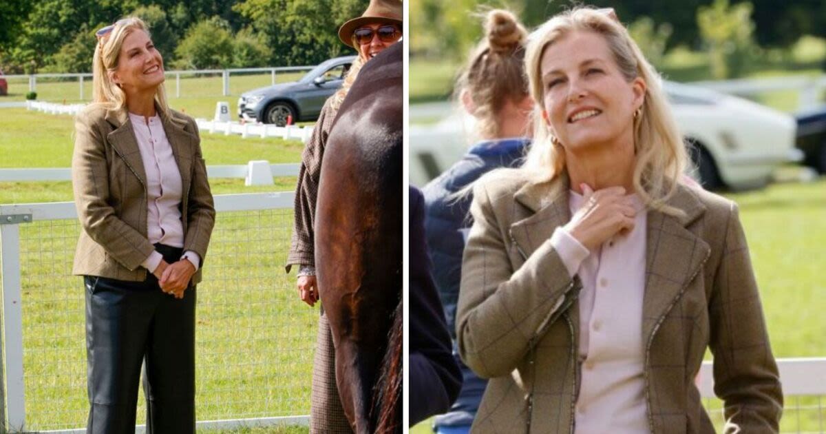 Duchess Sophie's daring leather trousers send fans into a spin - at just £98