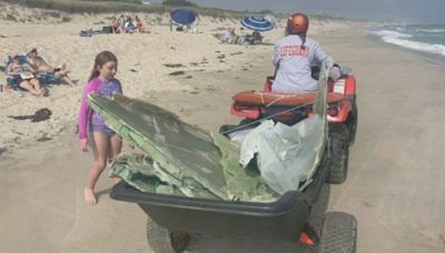 An ‘unusual and rare’ wind turbine failure is littering Nantucket beaches with debris, angering locals