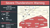 Parts of the metro-east remain under a thunderstorm warning. Here’s the latest weather info