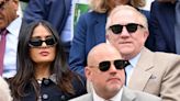 Salma Hayek and François-Henri Pinault lead stars at Wimbledon day 7