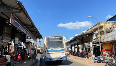 Commuters continue to wait for a new bus stand at Kilvelur