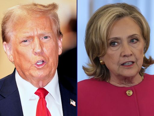 Hillary Clinton shares Donald Trump warning