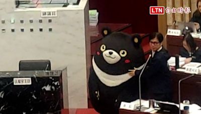 議員鄭孟洳問「高雄熊」可愛嗎？陳其邁：跟我一樣可愛 - 自由電子報影音頻道