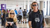 Gavin Rossdale and his girlfriend Xhoana X catch a flight out of LAX