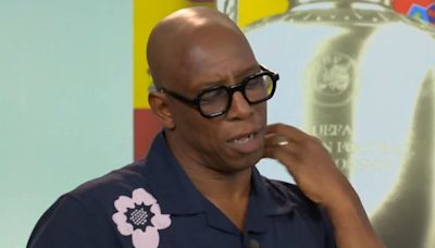 Ian Wright holds back tears live on ITV in emotional tribute to friend Kevin Campbell