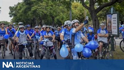 Tour Azul: arranca la bicicleteada que unirá Mar del Plata y Buenos Aires para concientizar sobre el autismo