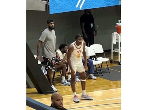 LeBron James comes to Kansas City for AAU tournament