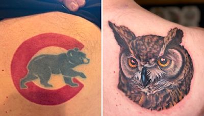 He followed the Cubs as a kid battling cancer. But now he's covered up his tattoo.