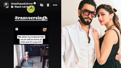 Deepika Padukone reveals what happens when Ranveer Singh doesn’t reach home on time, watch