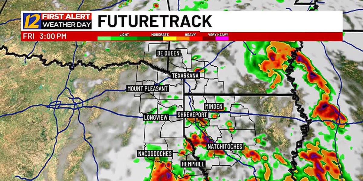 FIRST ALERT WEATHER DAY: Strong to severe storms possible today