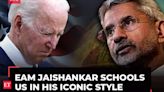 EAM Jaishankar schools US in his iconic style: 'Don't expect bad manners on my side…'