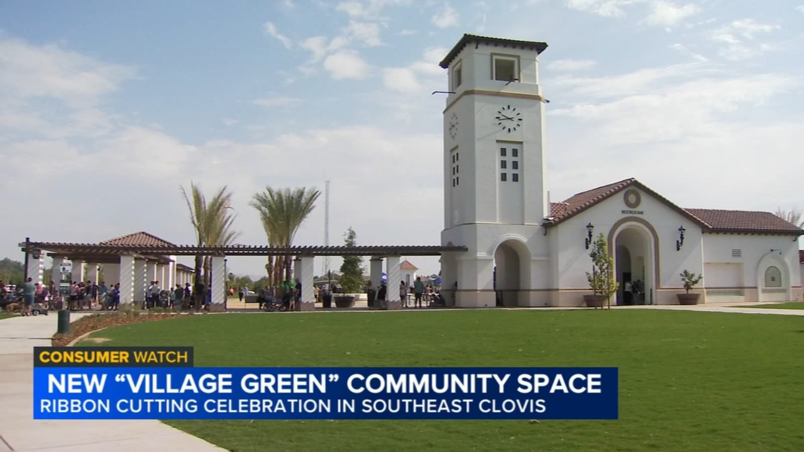 Village Green community space opens in Clovis