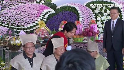 潘孟安母親告別式 賴清德任「點主官」罕見親唸點主文、綠大咖都到場