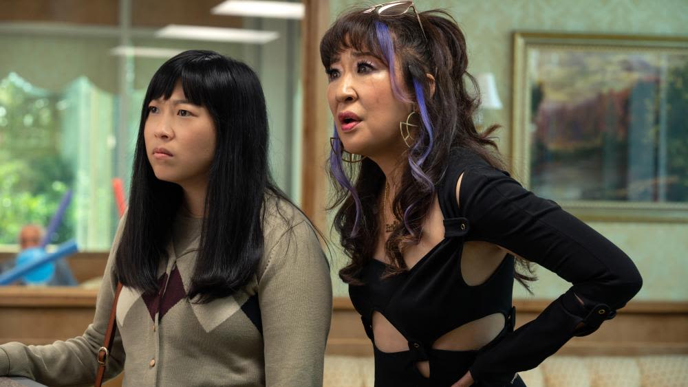 Sandra Oh Says She Cracked Up Her ‘Quiz Lady’ Costar Awkwafina by Rubbing Her Toes in Her Face