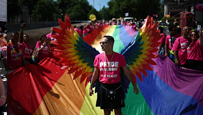 Thousands cheer on annual Pride parade in London