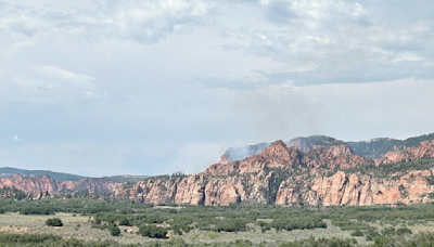 Firefighters battling blaze in Zion National Park