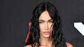 Megan Fox Partied in a Couture Velvet Dress With a Plunging Neckline