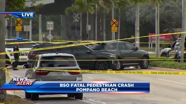 BSO deputy fatally struck pedestrian in Pompano Beach, authorities say - WSVN 7News | Miami News, Weather, Sports | Fort Lauderdale