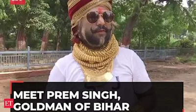 Five kg jewellery on body, special gold-plated bullet: Meet Prem Singh, Goldman of Bihar
