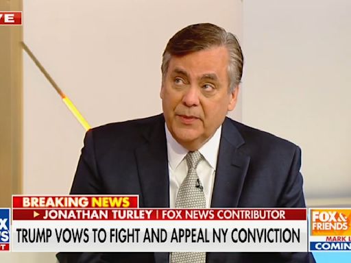 Jonathan Turley Tells Fox & Friends He Was ‘Amazed’ By Trump’s Calm Demeanor in Court Just Before Verdicts