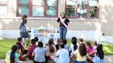 School 3 Enjoys Visit From Newborn Calves