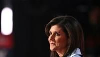 Nikki Haley had said earlier this year that the United States can't 'go through four more years of chaos' under Trump