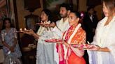 Kim and Khloe Kardashian visit Mumbai temple to offer aarti