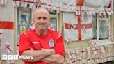 Chelmsford football superfan covers house with flags for Euros