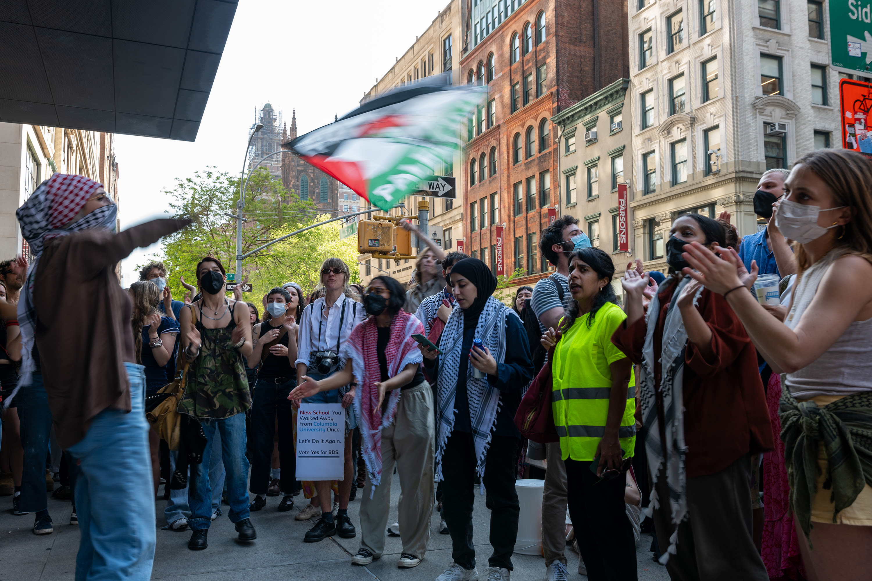 NYPD arrests dozens of protesters in sweep of pro-Gaza encampments at NYU, The New School