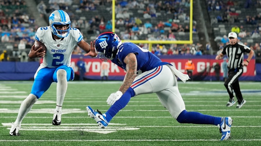 Lions looking into options for depth at quarterback with Hendon Hooker still in concussion protocol