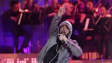 Eminem Wows Fans at Concert Celebrating Train Station