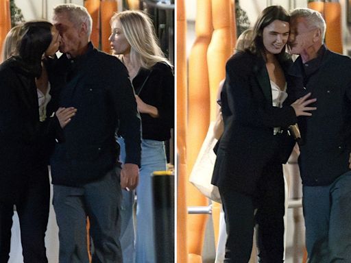 Sean Penn Makes Out with Actress on Madrid Street