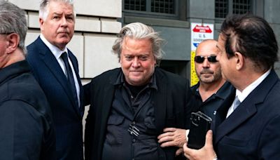 Appeals court won’t delay July 1 start of Steve Bannon’s prison sentence