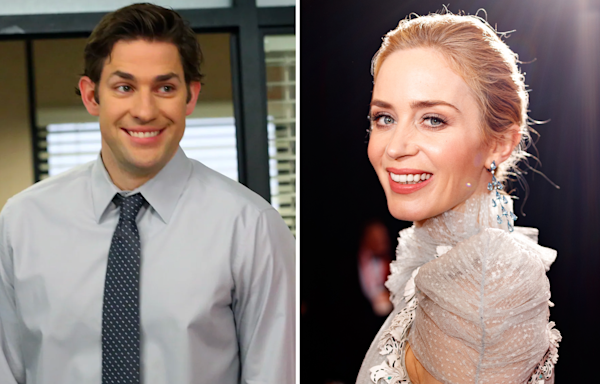 The Office: John Krasinkski says wife Emily Blunt saved Jim and Pam romance